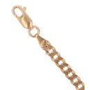 9ct Yellow Gold Curb Bracelet 7.5"