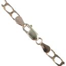 9ct Yellow Gold Square Curb Chain 20"