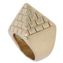 9ct Yellow Gold Pyramid Ring