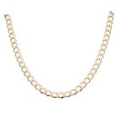 9ct Yellow Gold Curb Chain 20"