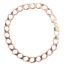 9ct Yellow Gold Curb Bracelet 9.5"