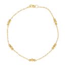 22ct Yellow Gold Beaded Bracelet 7"