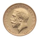 1912 George V Large Head UK Half Sovereign Coin