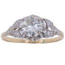 14ct Yellow Gold 1.10ct Brilliant Cut Diamond Solitaire Ring
