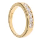 18ct Yellow Gold 0.50ct Brilliant Cut Diamond Five Stone Ring