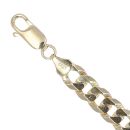 9ct Yellow Gold Curb Bracelet 8"