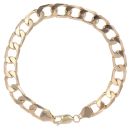 9ct Yellow Gold Curb Bracelet 8"
