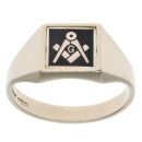 9ct Yellow Gold Spinning Masonic Signet Ring