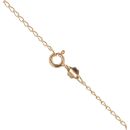 18ct Yellow and White Gold Crucifix Pendant and Chain 22"