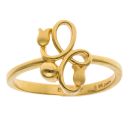 22ct Yellow Gold Tulips Ring