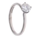 18ct White Gold 0.75ct Brilliant Cut Diamond Solitaire Ring