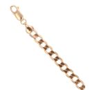 9ct Yellow Gold Curb Bracelet 7"