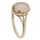 9ct Yellow Gold Opal Single Stone Ring