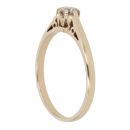 9ct Yellow Gold 0.25ct Brilliant Cut Diamond Solitaire Ring