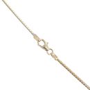 14ct Yellow And White Gold 0.10ct Diamond And Created Ruby Pendant And Chain 18"