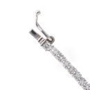 9ct White Gold 2.00ct Lab Grown Diamond Tennis Bracelet 7"