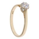 14ct Yellow Gold Cubic Zirconia Single Stone Ring