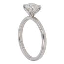 Platinum 1.23ct Brilliant Cut Diamond Solitaire Ring