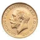 1914 George V Large Head UK Full Sovereign Coin