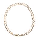 9ct Yellow Gold Curb Bracelet 8"