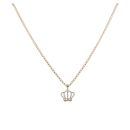 Children's 14ct Yellow White And Rose Gold Cubic Zirconia Pendant And 16" Chain