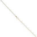 9ct Yellow Gold Long Link Curb Chain 22"