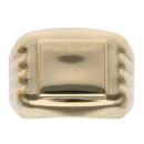 14ct Yellow Gold Patterned Signet Ring