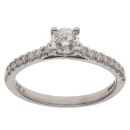 Platinum 0.46ct Brilliant Cut Diamond Solitaire Ring