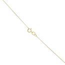 9ct Yellow Gold 1.60ct Brilliant Cut Black Diamond Pendant And Chain 18"