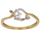 22ct Yellow and White Gold Fancy Ring