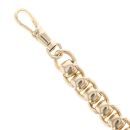 9ct Yellow Gold Rollerball Bracelet 7.5"