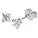 9ct White Gold 0.50ct Diamond Stud Earrings