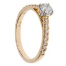 18ct Yellow Gold 0.60ct Brilliant Cut Lab Grown Diamond Solitaire Ring
