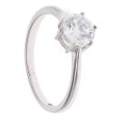9ct White Gold 1.00ct Lab Grown Diamond Solitaire Ring