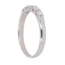 18ct White Gold 0.60ct Brilliant Cut Diamond Five Stone Ring