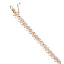 9ct Yellow Gold Cubic Zirconia Bracelet 7"
