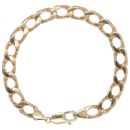 9ct Yellow Gold Curb Bracelet 7.5"