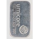 Umicore 100g unsealed Ingot