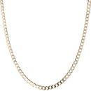 9ct Yellow Gold Curb Chain 22"