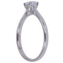 9ct White Gold 0.50ct Brilliant Cut Lab Grown Diamond Solitaire Ring