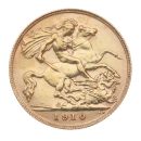 1910 Edward VII Half Sovereign Coin