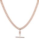 9ct Rose Gold Albert T-Bar Chain 20"