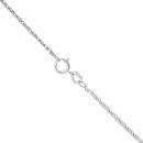 14ct White Gold 0.60ct Brilliant Cut Diamond Fancy Cluster Pendant and Chain 18"