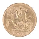 1909 Edward VII Large Head UK Half Sovereign Coin