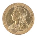 1901 Victoria Old Head UK Full Sovereign Coin