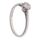 18ct Yellow Gold 0.40ct Brilliant Cut Diamond Solitaire Ring
