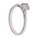 18ct White Gold 0.50ct Diamond Solitaire Ring