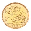 2003 Elizabeth II Fourth Portrait UK Full Sovereign