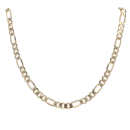 9ct Yellow Gold Figaro Chain 30"