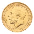 1914 George V Large Head UK Full Sovereign Coin